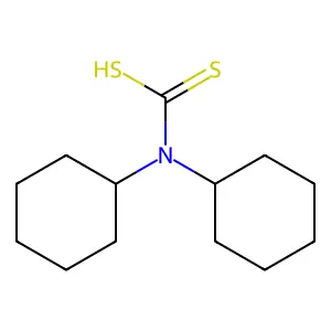 Dicyclohexyldithiocarbamate structure