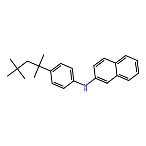 N-(4-tert-Octylphenyl)-2-naphthylamine structure