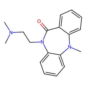 Dibenzepin structure