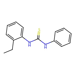 1-(2-ethylphenyl)-3-phenylthiourea structure