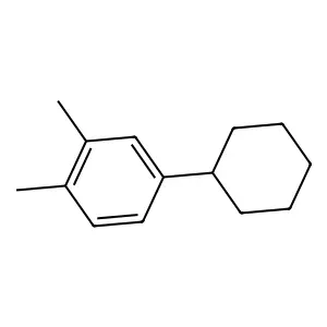 4-Cyclohexyl-o-xylene structure