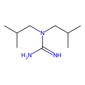 1,1-bis(2-methylpropyl)guanidine structure