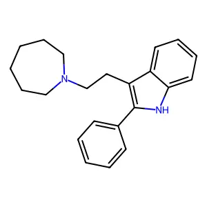 Compound C22H26N2 structure