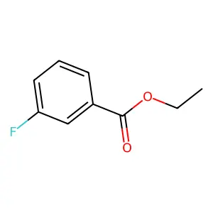 Ethyl 3-fluorobenzoate structure