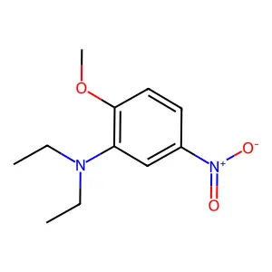 Benzenamine, N,N-diethyl-2-methoxy-5-nitro- structure