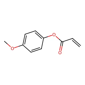 p-Methoxyphenyl acrylate structure