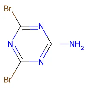 Compound C3H2Br2N4 structure