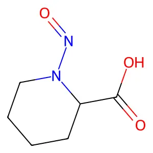 1-nitrosopiperidine-2-carboxylic acid structure