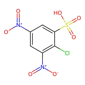 2-chloro-3,5-dinitrobenzenesulfonic acid structure