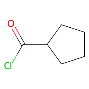 Cyclopentanecarbonyl chloride structure