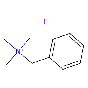 benzyl(trimethyl)azanium iodide structure