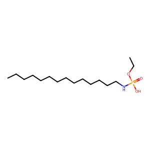 Ethyl myristylphosphoramidate structure