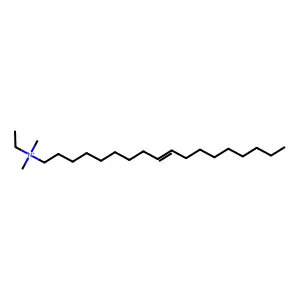 N-Ethyl-N,N-dimethyl-9-octadecen-1-aminium structure