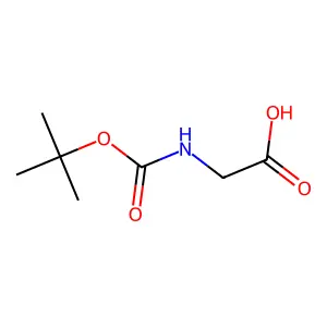 Boc-glycine structure