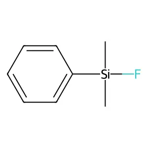 Dimethylphenylfluorosilane structure