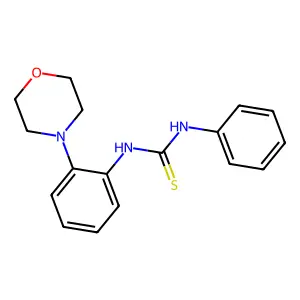 1-(2-morpholin-4-ylphenyl)-3-phenylthiourea structure