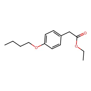 Ethyl (4-butoxyphenyl)acetate structure