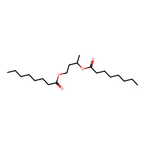 1,3-Butanediol-1,3-dioctanoate structure