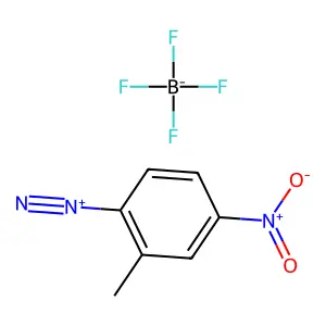 Benzenediazonium, 2-methyl-4-nitro-, tetrafluoroborate(1-) structure