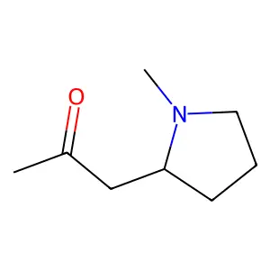 1-(1-methylpyrrolidin-2-yl)propan-2-one structure