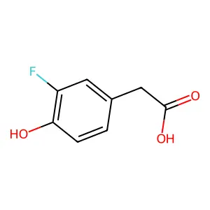 3-Fluoro-4-hydroxyphenylacetic acid structure