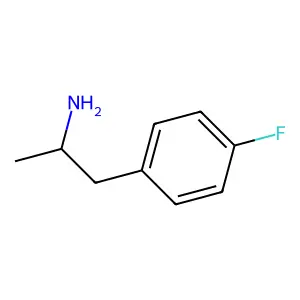 4-Fluoroamphetamine structure