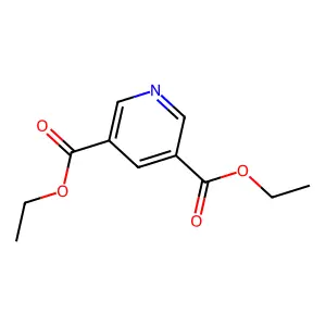 Diethyl pyridine-3,5-dicarboxylate structure