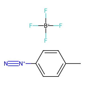 Benzenediazonium, 4-methyl-, tetrafluoroborate(1-) (1:1) structure