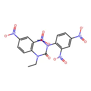 1,3-Bis(2,4-dinitrophenyl)-1,3-diethylurea structure