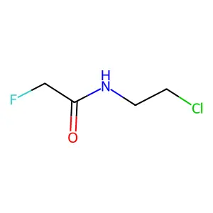n-(2-chloroethyl)-2-fluoroacetamide structure