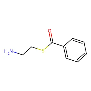 S-BENZOYLCYSTEAMINE structure