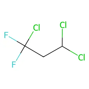 1,3,3-Trichloro-1,1-difluoropropane structure