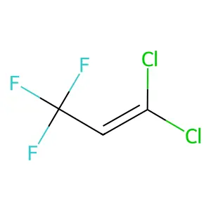 1,1-dichloro-3,3,3-trifluoroprop-1-ene structure
