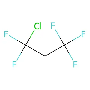 Compound C3H2ClF5 structure