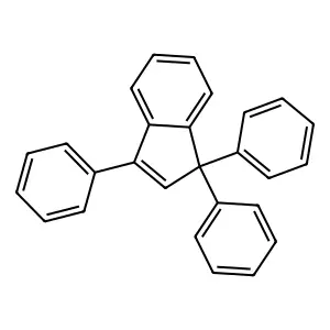 1,1,3-triphenylindene structure
