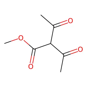 Methyl 2-acetyl-3-oxobutanoate structure