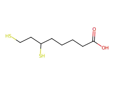 Dihydrolipoic acid structure