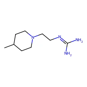N-(2-Guanidinoethyl)-4-methylpiperidine structure