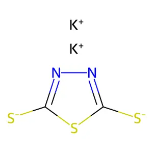 dipotassium1,3,4-thiadiazole-2,5-dithiolate structure