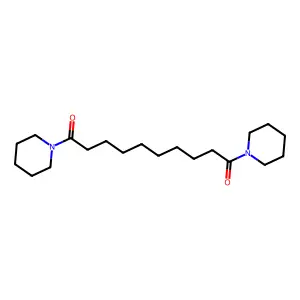 1,10-di(piperidin-1-yl)decane-1,10-dione structure