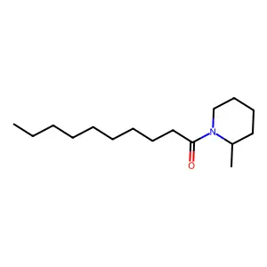 1-(2-methylpiperidin-1-yl)decan-1-one structure