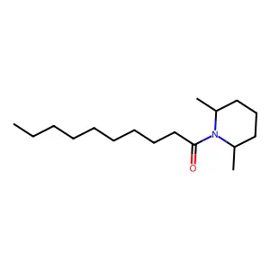 1-(2,6-dimethylpiperidin-1-yl)decan-1-one structure