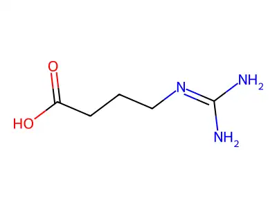 4-Guanidinobutyric acid structure