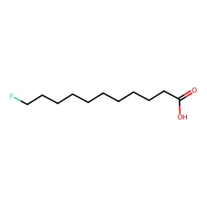 11-Fluoroundecanoic acid structure