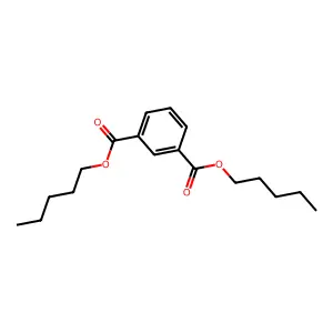 1,3-Benzenedicarboxylic acid, dipentyl ester structure