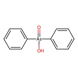 Diphenylarsinic acid structure
