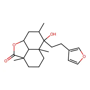 Marrubiin structure