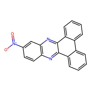 11-Nitrodibenzo(a,c)phenazine structure