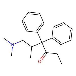 Isomethadone structure