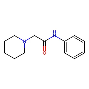 1-Piperidineacetanilide structure